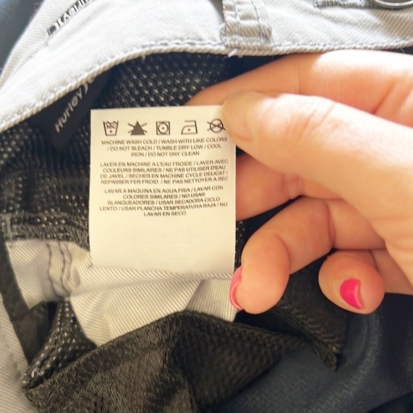 Hurley Boys Colorblock Gray And Navy Blue Board Shorts - Picture 14 of 14